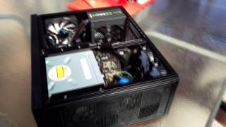 HTPC build  Building in the silverstone GD09 [upl. by Catlaina]