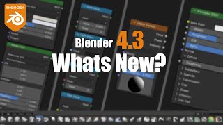 New features coming to Blender 43 [upl. by Hellene]