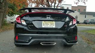 10th Gen Civic Si muffler delete [upl. by Higgs]