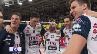 📺 DALLA DOMENICA SPORTIVA  LItas Trentino vince e si prende la vetta in SuperLega [upl. by Brigette343]