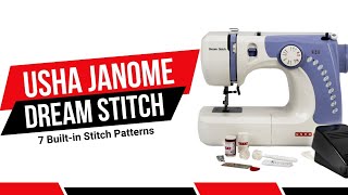 Usha Janome Dream Stitch Sewing Machine Review Perfect for Beginners in India [upl. by Habas117]