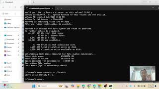 Converting FAT32 to NTFS [upl. by Nas]