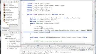 AS3 ServerSocket 과 Socket을 통한 통신 [upl. by Newsom]