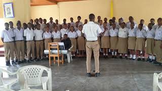 Agnuse Dei St Thimotee Performed Chorale Marcellin Champagnat Rwabuye TSS [upl. by Vitek]