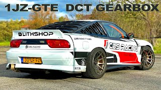 NISSAN SILVIA S13 1JZ GTE amp MDCT  REVIEW on AUTOBAHN [upl. by Regen99]