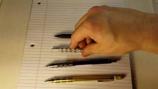 Pentel Graph 1000 for Pro PG100X Mechanical Pencil Review [upl. by Eloken]