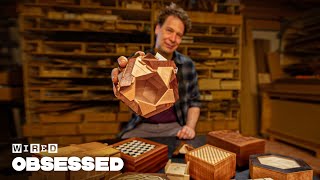 How This Guy Makes the Worlds Best Puzzle Boxes  Obsessed  WIRED [upl. by Yim]