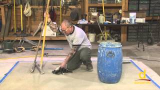 How to Polish Self Leveling Concrete Overlay  Part 3 [upl. by Garceau523]