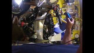 GSXR 1000 Streetfighter build pt6 fitting a Koso DB 01r speedo [upl. by Argyres]