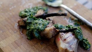 How to make Lamb Cutlets with Green Anchovy Sauce  Sydney Harbour Kitchen Ep 3 [upl. by Easter]