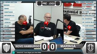 NOVO HAMBURGO X MARINGÁ  AO VIVO  Narração MARCELO HENRIQUE  Futebol Globo CBN [upl. by Rillings]