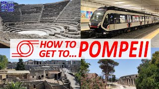 HOW TO GET TO POMPEII  CIRCUMVESUVIANA NAPOLI  ITALIAN TRAIN TRIP REPORT [upl. by Nirtiac411]