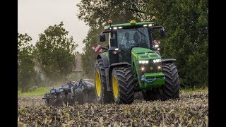 John Deere 8400R  Köckerling Vario 480 John Deere 8360RT  Horsch Pronto DC [upl. by Bick]