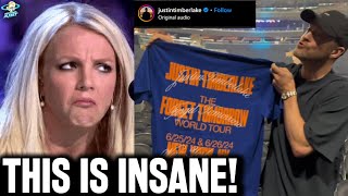 Drunk Driver Justin Timberlake BREAKS SILENCE To Sell Shirts As TMZ Destroys Britney Spears Again [upl. by Laurence]