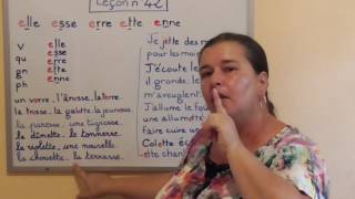 COMMENT LIRE VITE ET BIEN  Leçon n°42 ENNEELLEESSEERRE LEARNING FRENCH PRONUNCIATION [upl. by Akiehsat]