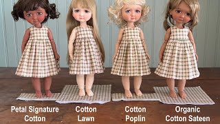 Which fabric to choose Sewing doll clothes from Spoonflower fabrics [upl. by Drusus]