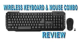 BORNE MULTIMEDIA WIRELESS KEYBOARD AND MOUSE COMBO [upl. by Hiroko184]