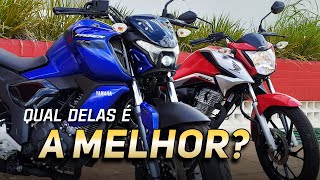 CG TITAN 160 VS FAZER FZ15  QUAL A MELHOR BAIXA CILINDRADA EM 2023 comparativo [upl. by Ayyn]