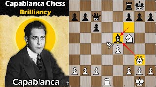 Capablanca Chess Brilliancy  Capablanca vs Fonaroff 1918 [upl. by Madi921]