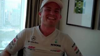 Nico Rosberg outtakes video blog 20112013 [upl. by Ennayar]