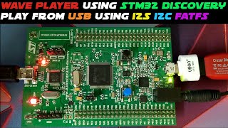 WAVEPLAYER using STM32  I2S AUDIO  CS43L22  F4 DISCOVERY [upl. by Kinom]