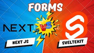 Sveltekit Form Actions vs Next Js Server actions [upl. by Anadal]