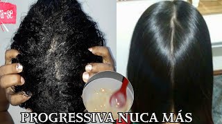 Escova Progressiva caseira que alisa cabelo sem QUÍMICA com só 3 ingredientes [upl. by Nial]