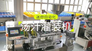 全自动定量包装机 称重颗粒分装设备 doypack liquid filling machine wash powder pack machine [upl. by Llerraj719]