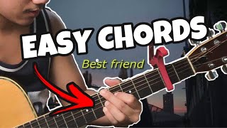 Best Friend EASY GUITAR Tutorial \ Rex Orange County [upl. by Nilo]