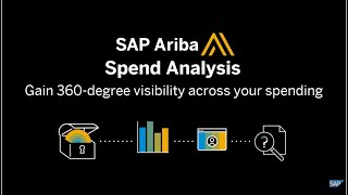 SAP Ariba Spend Analysis Gain 360degree visibility across your spending demo [upl. by Ontina]