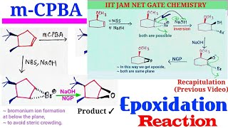 Organic Reagents mCPBA Application of Epoxidationstereochemistry for IITJAMCHEMISTRYSmartStudy [upl. by Asillim288]