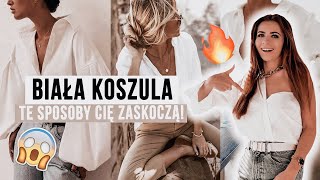 TE SPOSOBY NA BIAŁĄ KOSZULĘ CIĘ ZASKOCZĄ  7 STYLIZACJI na różne okazje  CheersMyHeels [upl. by Shull]