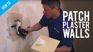 How to Patch Plaster Walls [upl. by Zolner599]