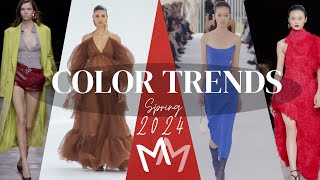 SpringSummer 2024 Fashion Color Trends [upl. by Moffat]