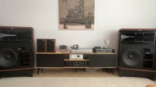 Electro Voice Sentry III with Grundig NF20 XV7500 and Audio Research DAC1 [upl. by Sofko]