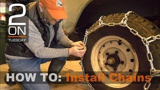 How To Install Tire Chains [upl. by Wiskind]