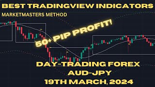 Best TradingView Indicator DayTrading Forex AUDJPY 19th March 2024 [upl. by Friede981]