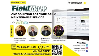 Webinar Yokogawa  Fieldmate One Solution for your Daily Maintenance Service [upl. by Gilberta]