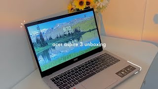 acer aspire 3 unboxing 💻 [upl. by Sollie739]