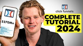 Clickfunnels Tutorial For Beginners 2024 COMPLETE GUIDE [upl. by Dora]