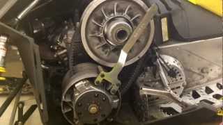 SkiDoo QRS Style Clutches 200910  EPI Clutch Kit Install [upl. by Good348]