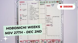 Hobonichi Weeks Plan with Me  feat thecoffeemonsterzco okplans etc [upl. by Annekam]