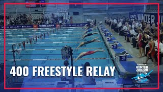 Womens 400 Freestyle Relay A Final  2022 Speedo Winter Junior Championships East [upl. by Schuster]