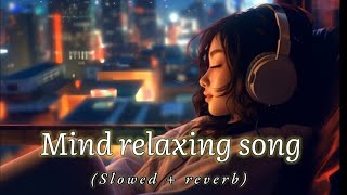 Mind relaxing song slowed reverb mix new song slowed reverb love mashup song [upl. by Eicnarf]