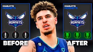 I Went OFF in this Charlotte Hornets Rebuild [upl. by Sordnaxela]