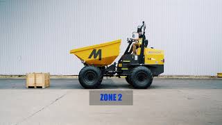 Mecalac Dumper Hazard Detection [upl. by Abbub]