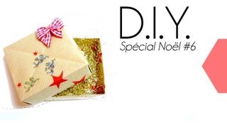 Tutoriel  DIY Special Noël 6  Faire des paquets cadeaux originaux  Boite origami [upl. by Anaer]