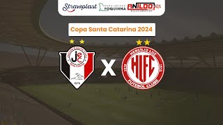 Futebol é da Cidade Joinville x Hercílio Luz  19102024 [upl. by Anujra509]