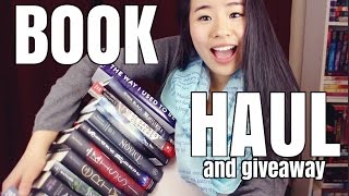 SUPER GR8 BOOK HAUL amp GIVEAWAY [upl. by Esoryram496]