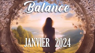 ♎ BALANCE  JANVIER 2024  quot BONNE NOUVELLE quot [upl. by Fowkes]